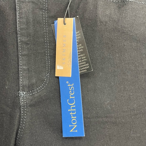 NorthCrest Capri Pants Size 6 Womens Denim Crop Stretch  **Aguadilla3400** - Picture 5 of 9